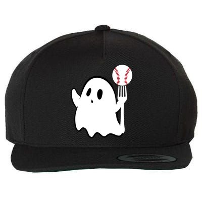 Ghost Forkball Baseball Pitch Fork Ball K Strikeout Wool Snapback Cap