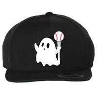 Ghost Forkball Baseball Pitch Fork Ball K Strikeout Wool Snapback Cap