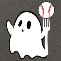 Ghost Forkball Baseball Pitch Fork Ball K Strikeout Cotton Canvas Backpack