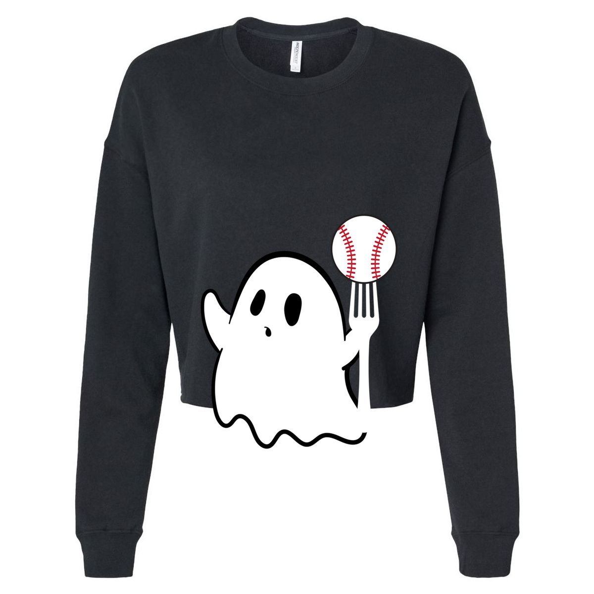 Ghost Forkball Baseball Pitch Fork Ball K Strikeout Vector Backpack