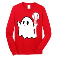 Ghost Forkball Baseball Pitch Fork Ball K Strikeout Long Sleeve Shirt