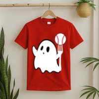 Ghost Forkball Baseball Pitch Fork Ball K Strikeout T-Shirt