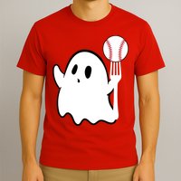 Ghost Forkball Baseball Pitch Fork Ball K Strikeout T-Shirt
