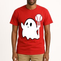 Ghost Forkball Baseball Pitch Fork Ball K Strikeout Tall T-Shirt