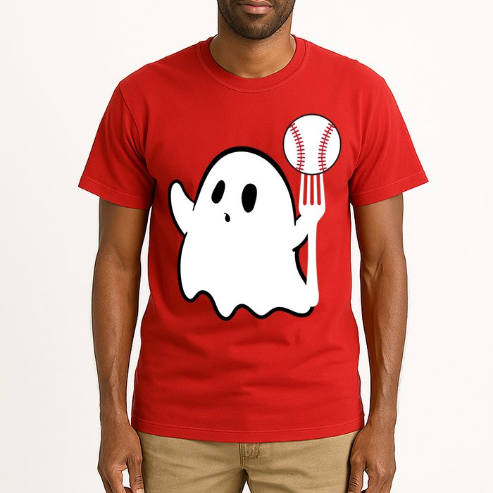 Ghost Forkball Baseball Pitch Fork Ball K Strikeout Tall T-Shirt