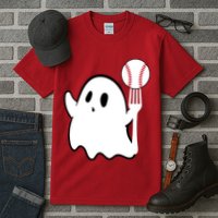 Ghost Forkball Baseball Pitch Fork Ball K Strikeout Tall T-Shirt