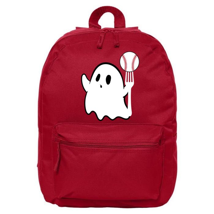Ghost Forkball Baseball Pitch Fork Ball K Strikeout 16 in Basic Backpack