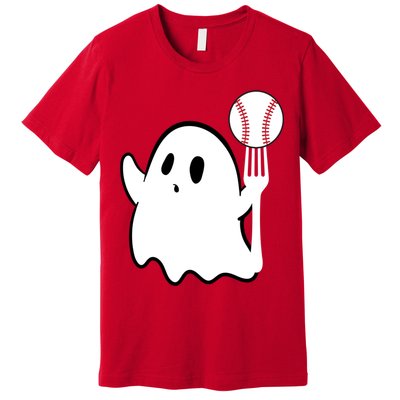 Ghost Forkball Baseball Pitch Fork Ball K Strikeout Premium T-Shirt