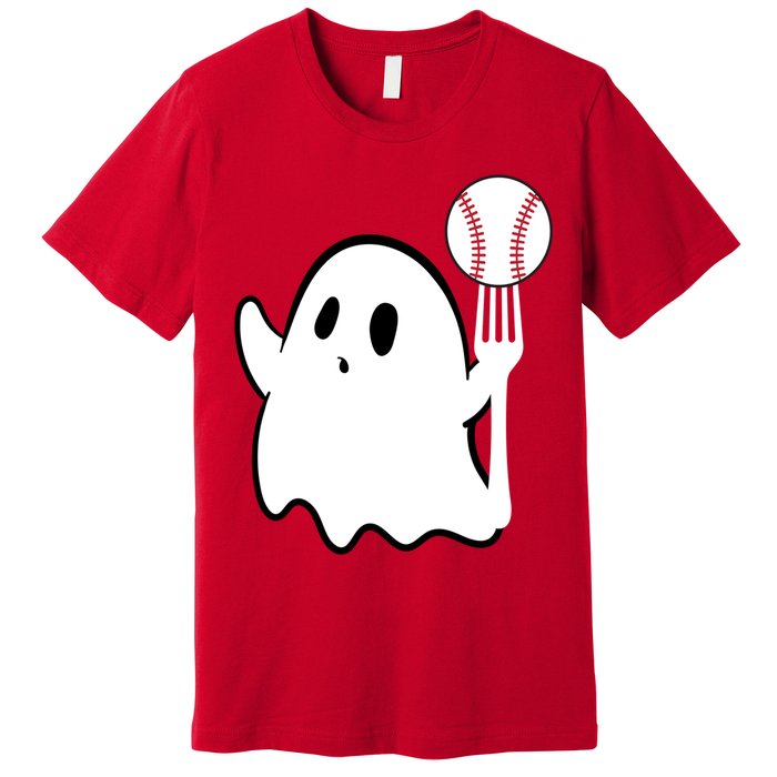 Ghost Forkball Baseball Pitch Fork Ball K Strikeout Premium T-Shirt