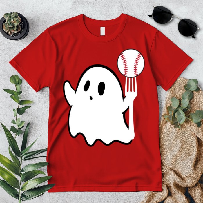 Ghost Forkball Baseball Pitch Fork Ball K Strikeout Premium T-Shirt