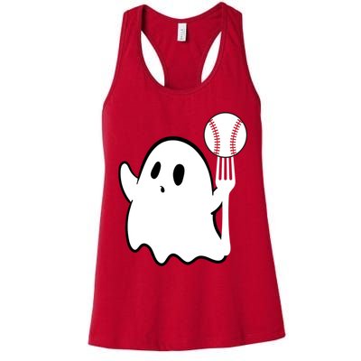 Ghost Forkball Baseball Pitch Fork Ball K Strikeout Womens Tank Top