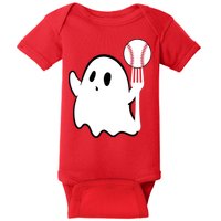 Ghost Forkball Baseball Pitch Fork Ball K Strikeout Baby Bodysuit