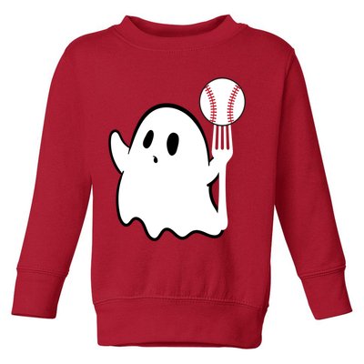 Ghost Forkball Baseball Pitch Fork Ball K Strikeout Toddler Sweatshirt