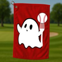 Ghost Forkball Baseball Pitch Fork Ball K Strikeout Golf Towel