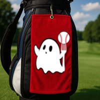 Ghost Forkball Baseball Pitch Fork Ball K Strikeout Golf Towel