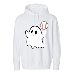 Ghost Forkball Baseball Pitch Fork Ball K Strikeout Garment-Dyed Fleece Hoodie