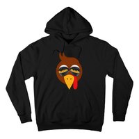 Gobble Funny Cute Turkey Face Cute Turkey Family Thanksgiving Thanksgivings Hoodie