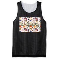 Gobble Funny Cute Turkey Face Cute Turkey Family Thanksgiving Thanksgivings Mesh Reversible Basketball Jersey Tank