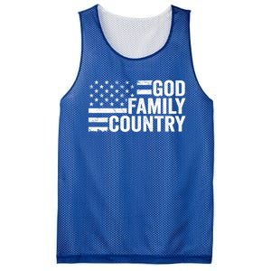 God Family Country Gift Usa Patriotic Christian American Flag Funny Gift Mesh Reversible Basketball Jersey Tank