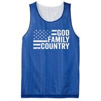 God Family Country Gift Usa Patriotic Christian American Flag Funny Gift Mesh Reversible Basketball Jersey Tank