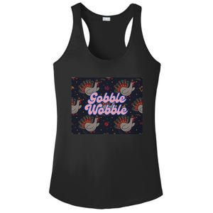 Gobble Funny Cute Turkey Face Cute Turkey Family Thanksgiving Thanksgivings Ladies PosiCharge Competitor Racerback Tank