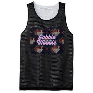 Gobble Funny Cute Turkey Face Cute Turkey Family Thanksgiving Thanksgivings Mesh Reversible Basketball Jersey Tank