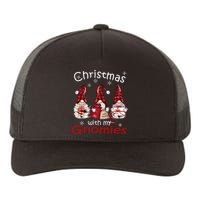 Gnome Family Christmas Buffalo Plaid Yupoong Adult 5-Panel Trucker Hat