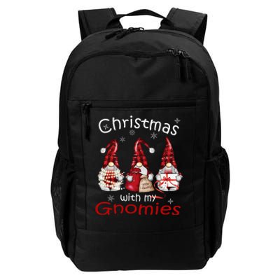 Gnome Family Christmas Buffalo Plaid Daily Commute Backpack