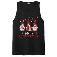 Gnome Family Christmas For Women Buffalo Plaid PosiCharge Competitor Tank