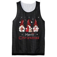 Gnome Family Christmas Shirts For Women Buffalo Plaid Mesh Reversible Basketball Jersey Tank