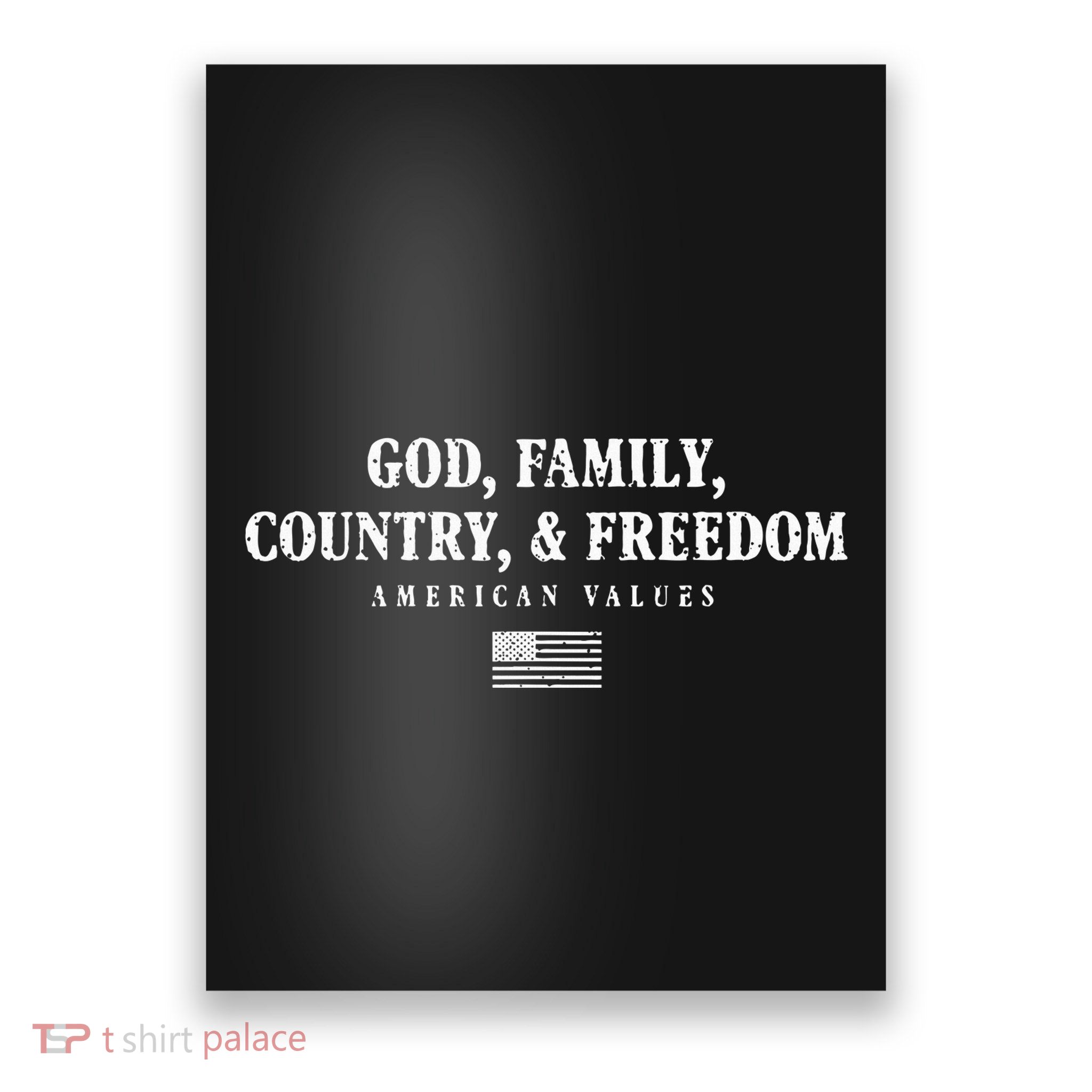 God Family Country & Freedom Poster