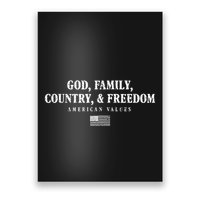 God Family Country & Freedom Poster