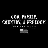 God Family Country & Freedom Poster