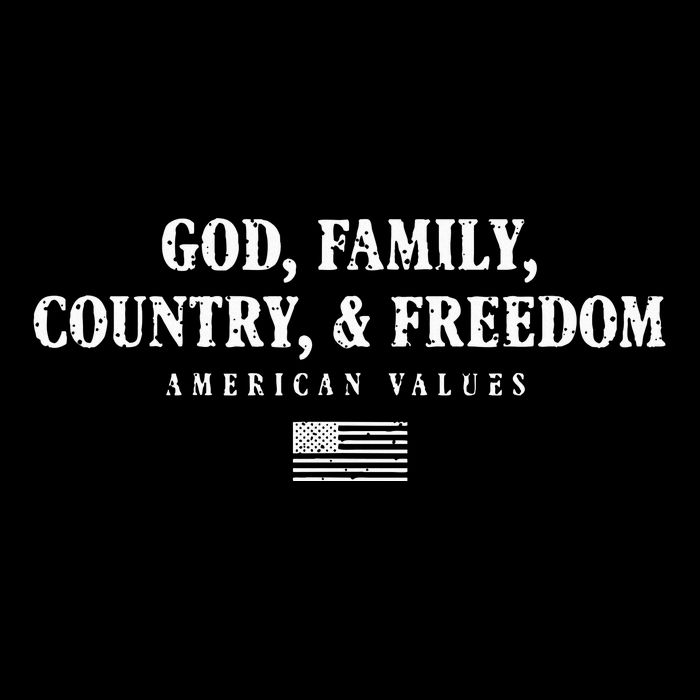 God Family Country & Freedom Poster