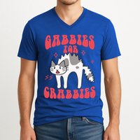 Gabbies For Crabbies Funny Funny Gift V-Neck T-Shirt