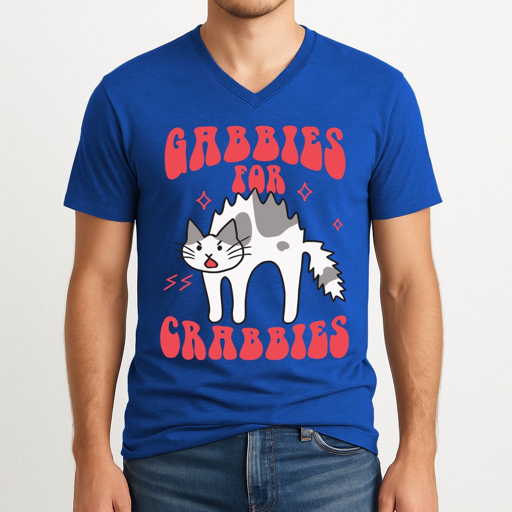 Gabbies For Crabbies Funny Funny Gift V-Neck T-Shirt