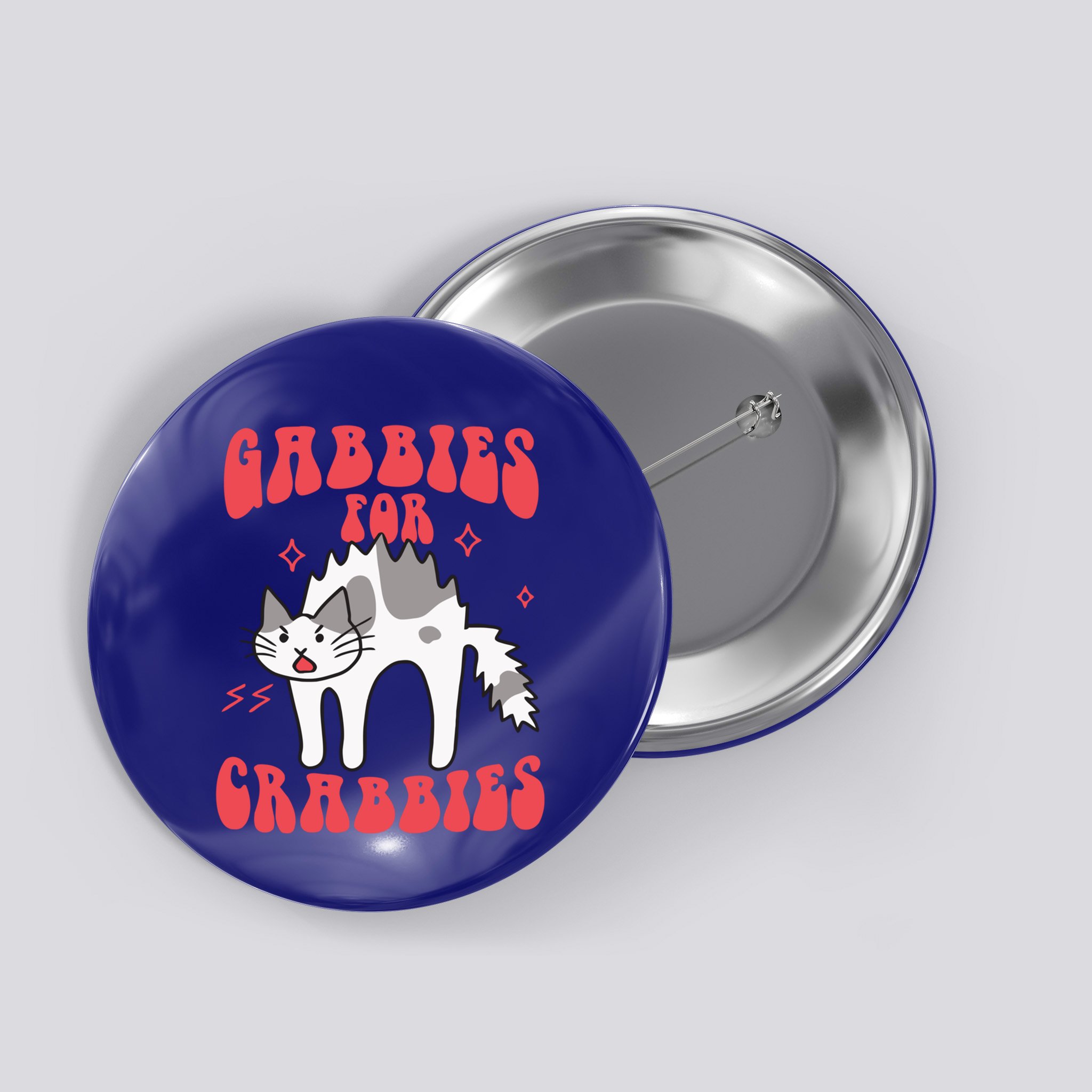 Gabbies For Crabbies Funny Funny Gift Button