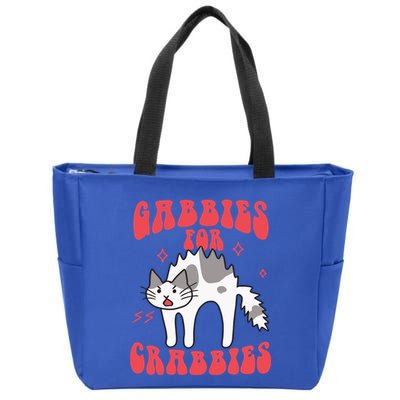 Gabbies For Crabbies Funny Funny Gift Zip Tote Bag