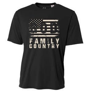 God Family Country Patriotic Proud Soldier USA Memorial Day Cooling Performance Crew T-Shirt