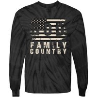 God Family Country Patriotic Proud Soldier USA Memorial Day Tie-Dye Long Sleeve Shirt