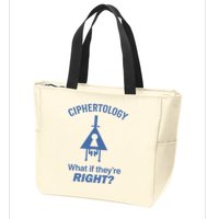 Gravity Falls Ciphertology What If TheyRe Right Zip Tote Bag