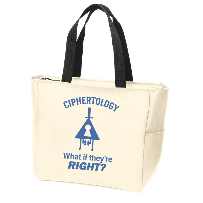Gravity Falls Ciphertology What If TheyRe Right Zip Tote Bag