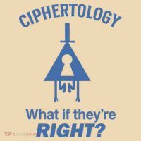 Gravity Falls Ciphertology What If TheyRe Right Zip Tote Bag
