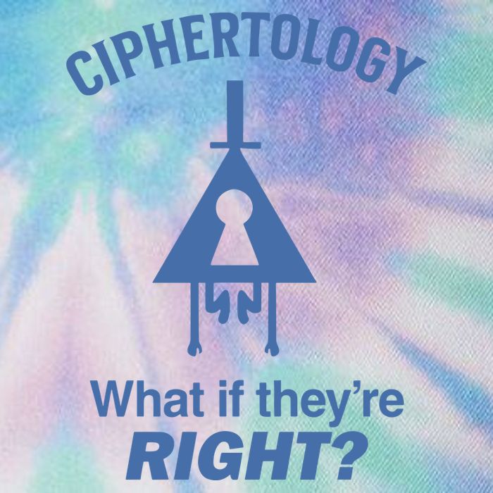 Gravity Falls Ciphertology What If TheyRe Right Legacy Tie Dye Trucker Hat
