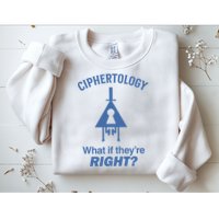 Gravity Falls Ciphertology What If TheyRe Right Sweatshirt