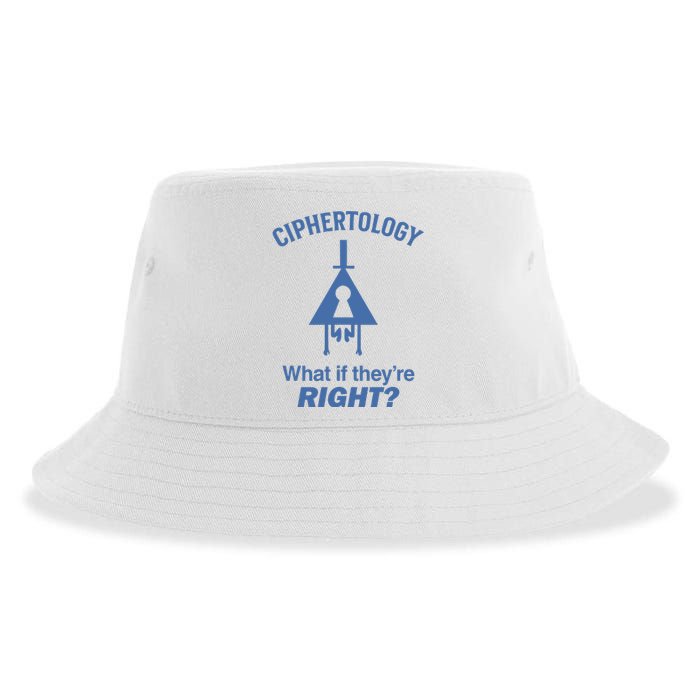 Gravity Falls Ciphertology What If TheyRe Right Sustainable Bucket Hat