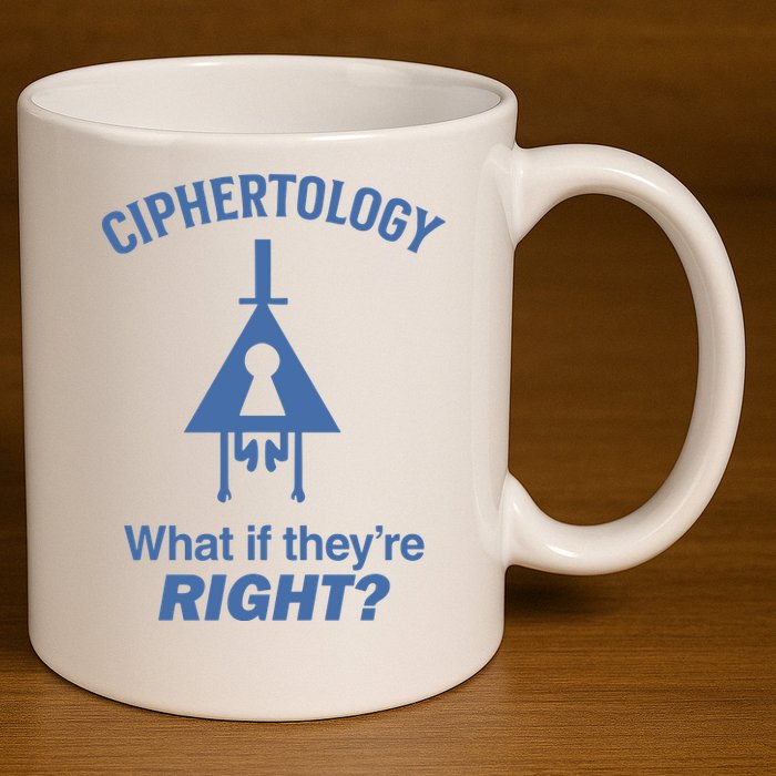 Gravity Falls Ciphertology What If TheyRe Right 11oz C Handle Ceramic Mug