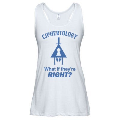 Gravity Falls Ciphertology What If TheyRe Right Ladies Essential Flowy Tank