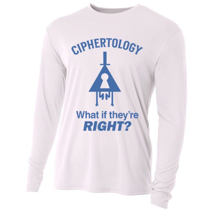 Gravity Falls Ciphertology What If TheyRe Right Cooling Performance Long Sleeve Crew