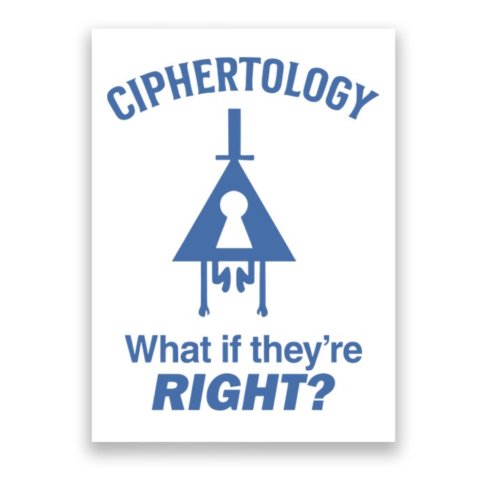 Gravity Falls Ciphertology What If TheyRe Right Poster